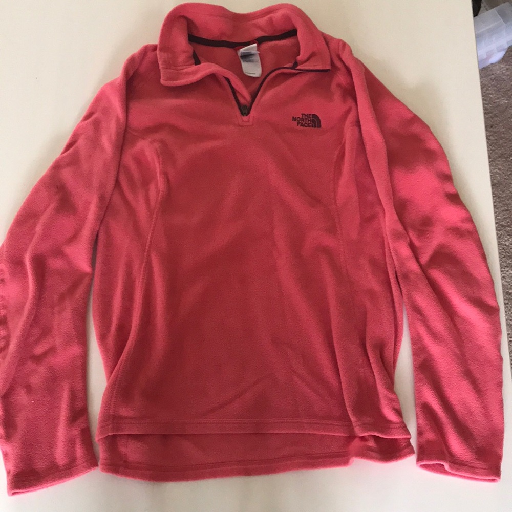North face quarter zip fleece pull over
